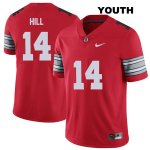 Youth NCAA Ohio State Buckeyes Isaiah Pryor #14 College Stitched 2018 Spring Game Authentic Nike Red Football Jersey GJ20A43PL